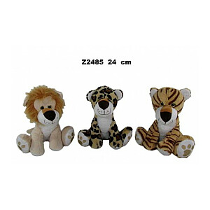 Plī&scaron;a zvēriņ&scaron; Lauva/leopards/tigers 24 cm (Z2485) 157676