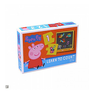 Настольная образовательная игра Peppa Pig Свинка Пеппа Учим цифры с карточками 8973