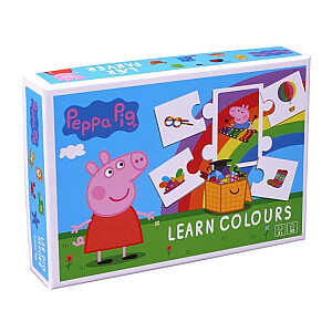 Настольная образовательная игра Peppa Pig Свинка Пеппа Учим цвета с карточками 8974