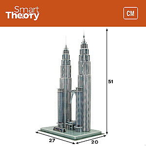 Puzle 3D Petronas torņi Kualalumpur 72 gb. CB49659