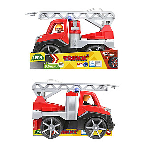 Пожарная машина с человечком Truxx2 27 см  (прорезин.колеса, в коробке)  L04535