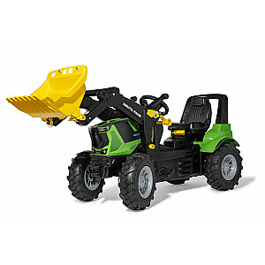 Traktors ar pedāļiem ar kausu un piepūš. riteņ. rollyFarmtrac Premium II Deutz 8280 TTV (3 - 8 gadiem ) Vācija 730094