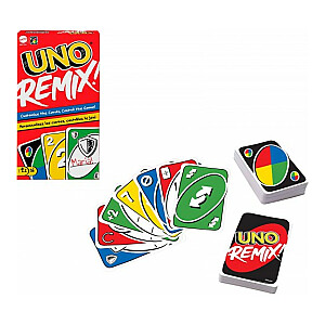 Spēļu kārtis  UNO Remix  112 kārtis (instr. NL valodā) 7+ GXD71
