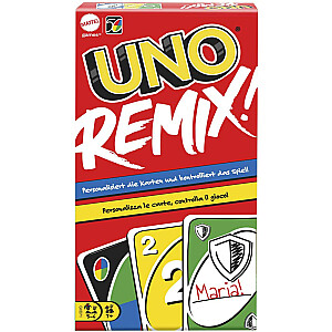 Spēļu kārtis  UNO Remix  112 kārtis (instr. NL valodā) 7+ GXD71