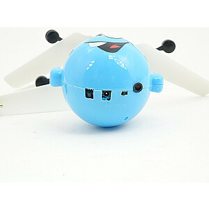 Infrasarkana lidojoša bumba, spīdoša, ar rokas vadību, ar tuvuma sensoru (uz augšu, uz leju), USB; 12x7x7 cm 534858