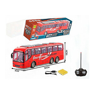 Radio vadāmāis autobuss (4 funkcijas, gaisma) ar akkum. USB uzlade 32 cm 563407