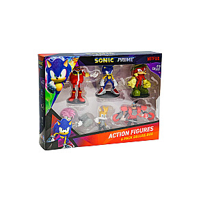 SONIC PRIME — FIGŪRA — 6 FIGUĻU KOMPLEKTS [DELUXE BOX]