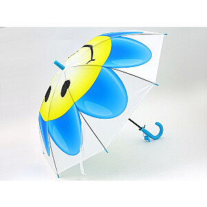 Зонтик со свистком детский ЦВЕТЫ 50 cm длина разные 532168