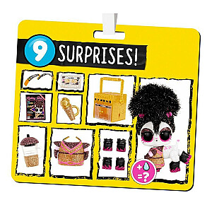 Lelle kastītē L.O.L Surprise Remix Pets ar mātiem un 9 pārsteigumiem 8 cm 567080