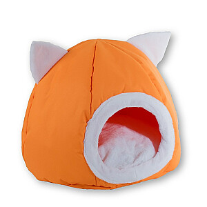 Кровать для кошки GoGift 40 x 40 x 34 см, оранжевая