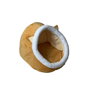 GoGift собачья будка с ушами-берлогой 40 х 45 х 34 см желто-белый