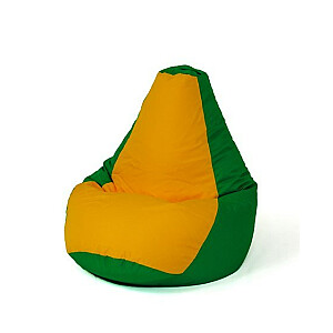Сумка-пуф Sako Груша зелено-желтая XL 130 x 90 см
