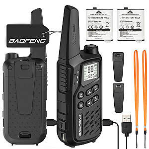 Walkie Talkie Baofeng BF-T25E melns