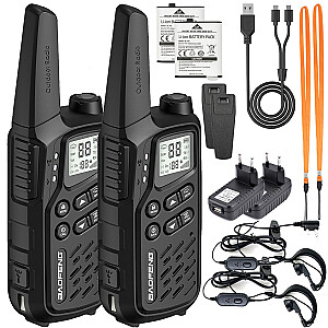 Walkie Talkie Baofeng BF-T25E melns