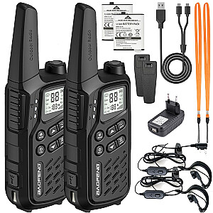 Walkie Talkie Baofeng BF-T25E melns