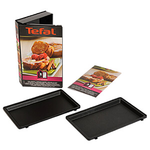 TEFAL XA800912  French toast plates for SW852 Sandwich maker, Black