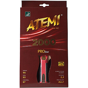 Новая анатомическая ракетка для пинг-понга Atemi 2000 Pro