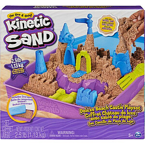 Spin Master Kinetic Sand — komplekts smilšu kastei ar kinētiskām smiltīm Beach Castle 20143453