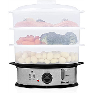 Tristar Food Steamer VS-3914 Silver, 1200 W, Capacity 11 L, Number of baskets 3