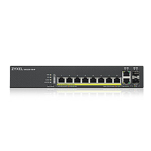 Tīkla slēdzis Zyxel GS2220-10HP-EU0101F Pārvaldīts L2 Gigabit Ethernet (10/100/1000) Power over Ethernet (PoE) Melns