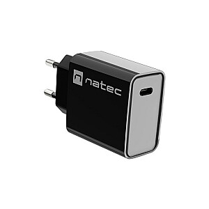 NATEC USB LĀDĒTĀJS RIBERA USB-C 20W PD BLACK