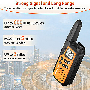 Walkie Talkie Baofeng BF-T25E Orange