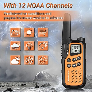 Walkie Talkie Baofeng BF-T25E Orange