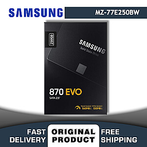 Твердотельный накопитель Samsung 870 EVO, 250 ГБ, 2,5 дюйма, 150 ТБВ