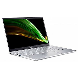 Acer Swift 3 — Ryzen 5 5500U | 14 collas | 16 GB | 512 GB | Win11 | Sudrabs