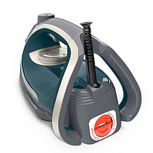 Iron Tefal Ultragliss Anti-Calc Plus FV6842E0 Tvaika gludeklis 2800 W zils, sudrabs