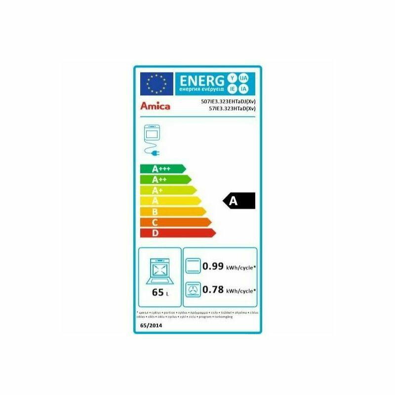 Elektriskā plīts Amica 57IE3.323HTaD(xv)