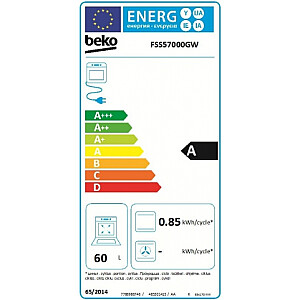 Elektriskā plīts Beko FSS57000GW