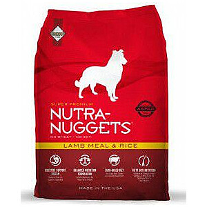 Nutra Nuggets Nutra suņiem ar jēra un rīsu sarkano 15kg