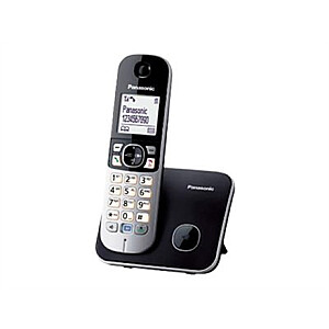 Panasonic Cordless KX-TG6811FXB Black Caller ID Wireless connection Phonebook capacity 120 entries Conference call Built-in display Speakerphone