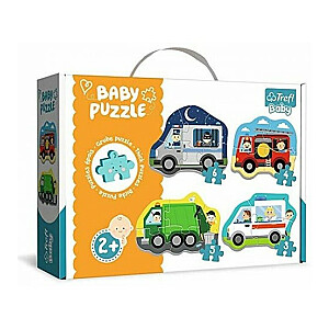 Puzlis TREFL BABY PUZZLE Mašīnas 2+ T36071