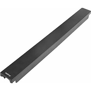 Торцевая крышка Lanberg для 19-дюймовых шкафов высотой 1U, черная