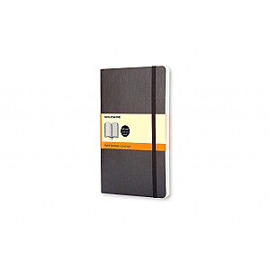 Блокнот Moleskine Classic 13x21см, с подкладкой, мягкая обложка, черный