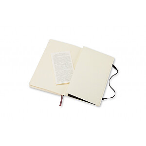 Блокнот Moleskine Classic 13x21см, с подкладкой, мягкая обложка, черный