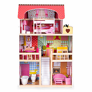 Деревянная мебель для кукольного домика 3 этажа Ecotoys
