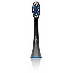 ETA Toothbrush replacement SoftClean ETA070790600  Heads For adults Number of brush heads included 2 Number of teeth brushing modes Does not apply Black