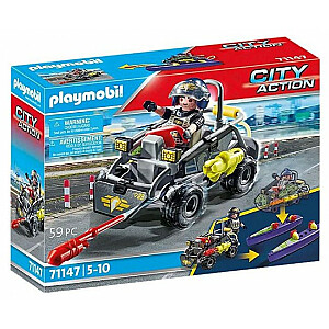 Playmobil City Action Внедорожный квадроцикл спецподразделения 71147