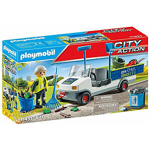 Playmobil City Action 71433 Pilsētas tīrīšana ar elektromobili