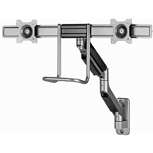 Monitora stiprinājums Gembird Desk Mounted Adjustable Wall 2-display Mounting Arm