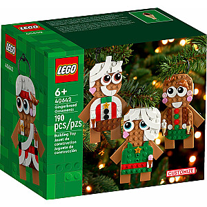 LEGO ekskluzīvi piparkūku ornamenti (40642)