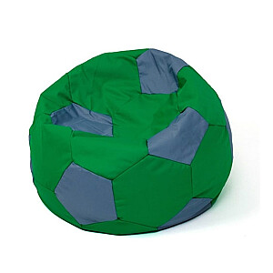 Сумка-пуф Soccer Sako зелено-серая XXL 140 см