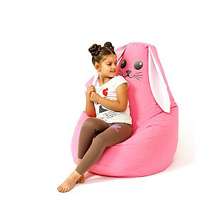 Pufa soma Sako Rabbit rozā XXL 140 x 100 cm