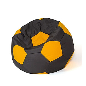 Сумка-пуф Sako Ball черно-желтый XL 120 см