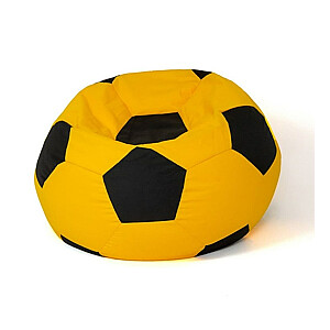 Сумка-пуф Soccer Sako желто-черная XL 120 см