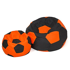 Сумка-пуф Sako Ball черно-оранжевый L 80 см