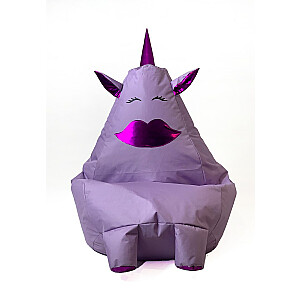 Сумка-пуф Sako Unicorn с горловиной фиолетовая L 105 x 80 см